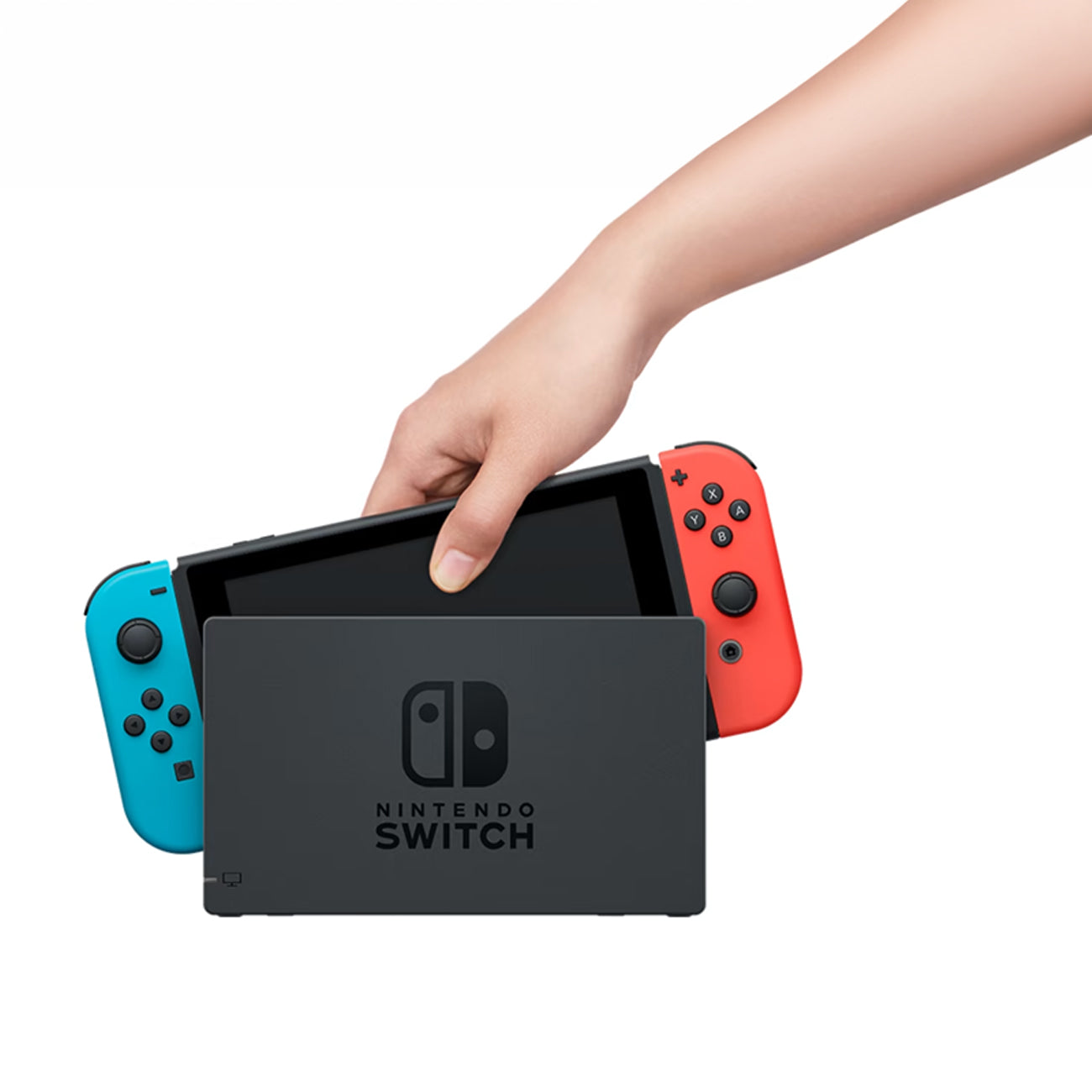 Nintendo Switch with Neon Blue & Neon Red Joy-Con