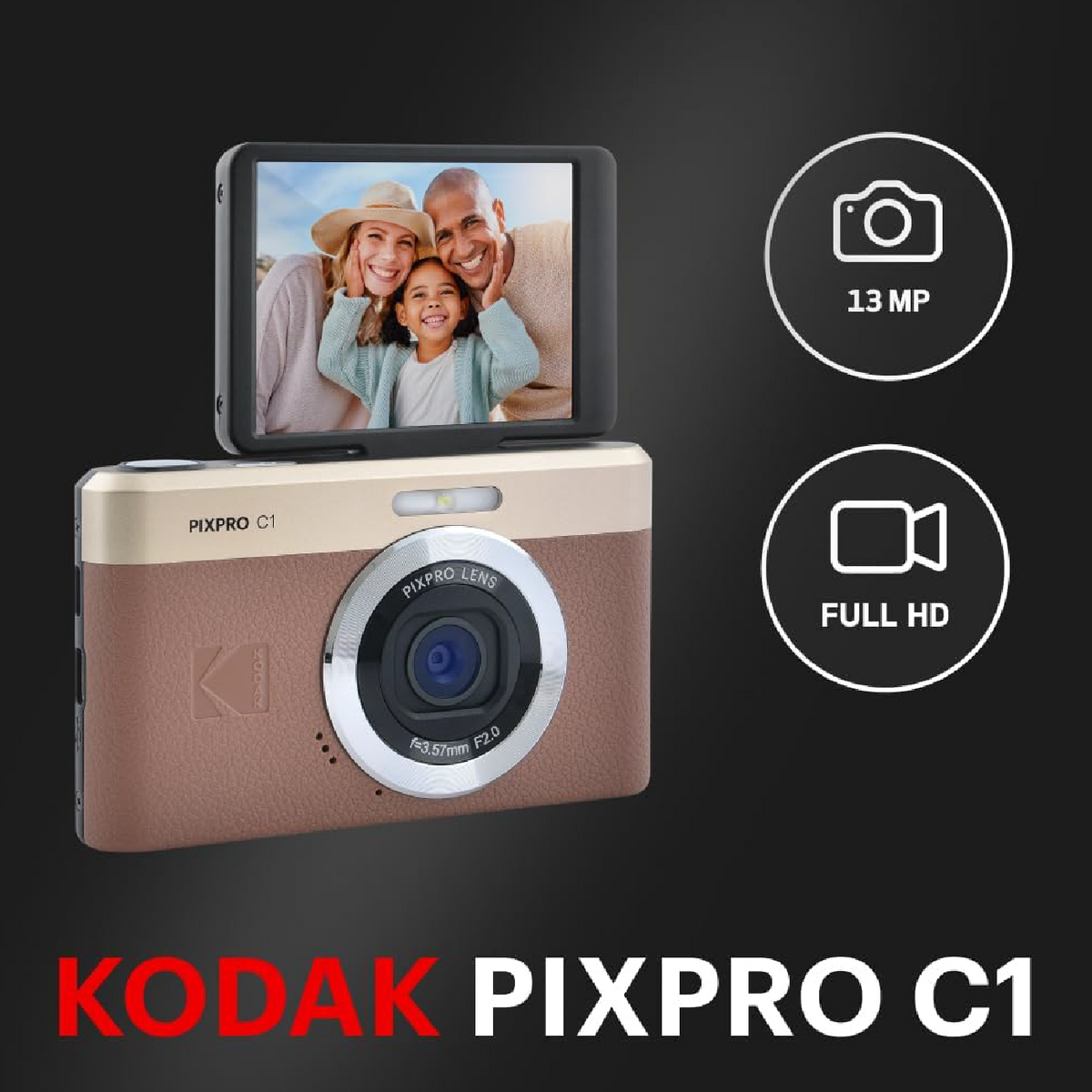 KODAK PIXPRO C1 Compact Digital Camera
