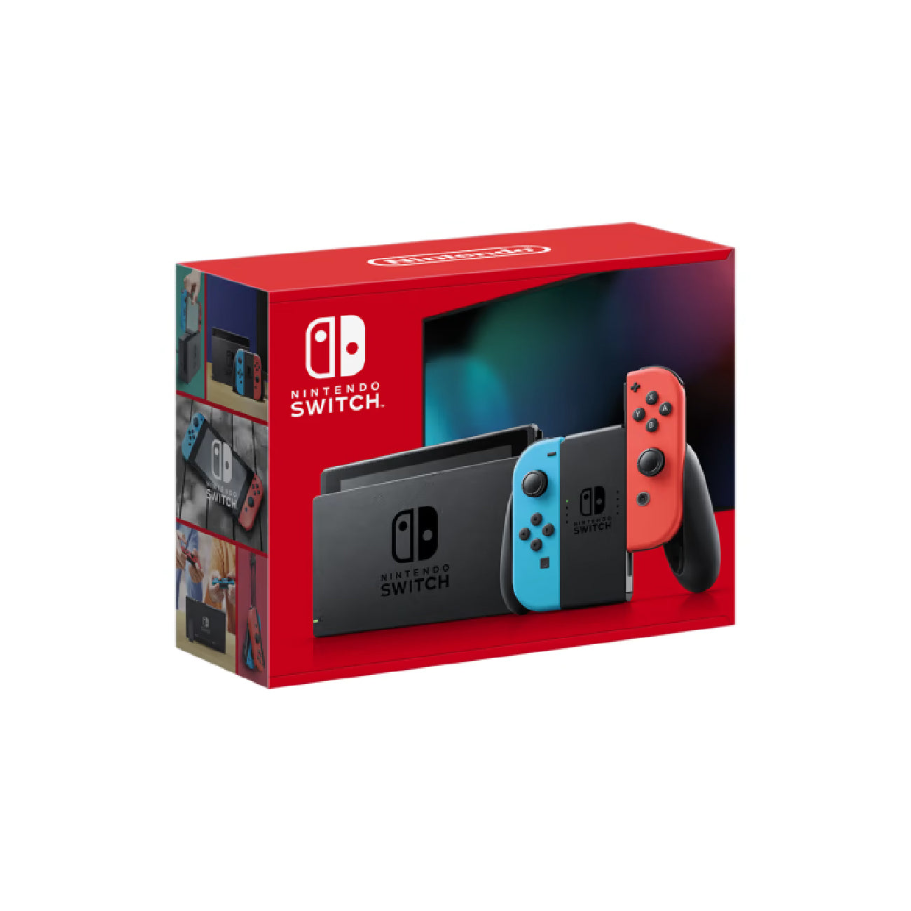 Nintendo Switch with Neon Blue & Neon Red Joy-Con