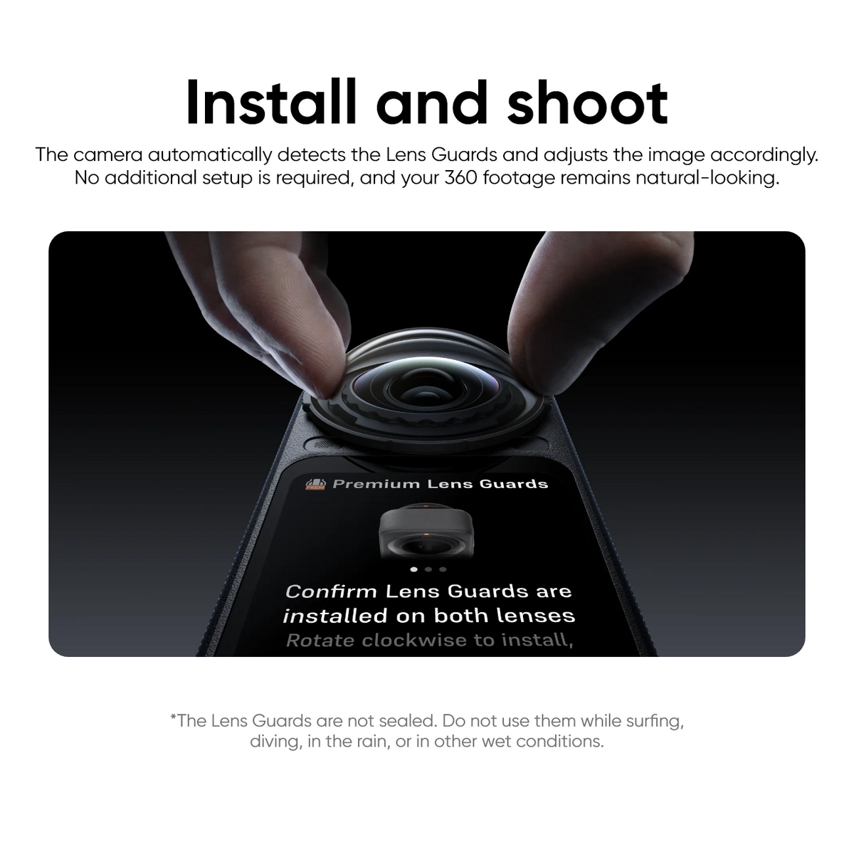 Insta360 X6 Premium Lens Guards