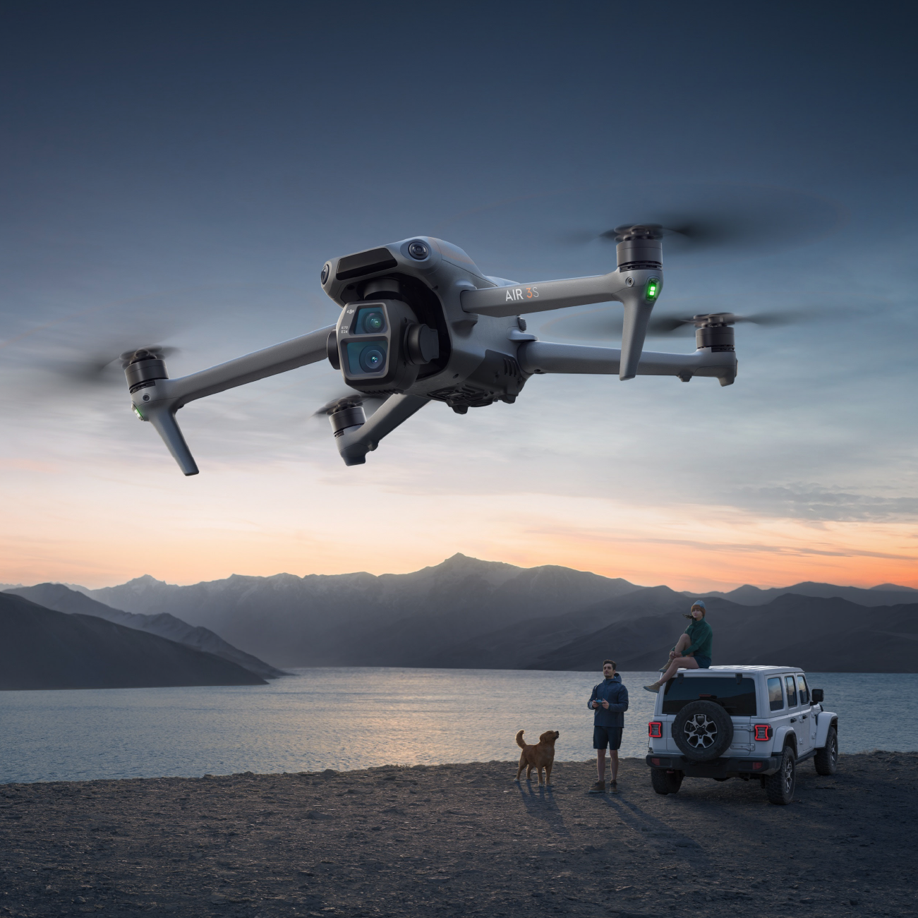 DJI Air 3S Dual-Camera Drone (DJI RC-N3)