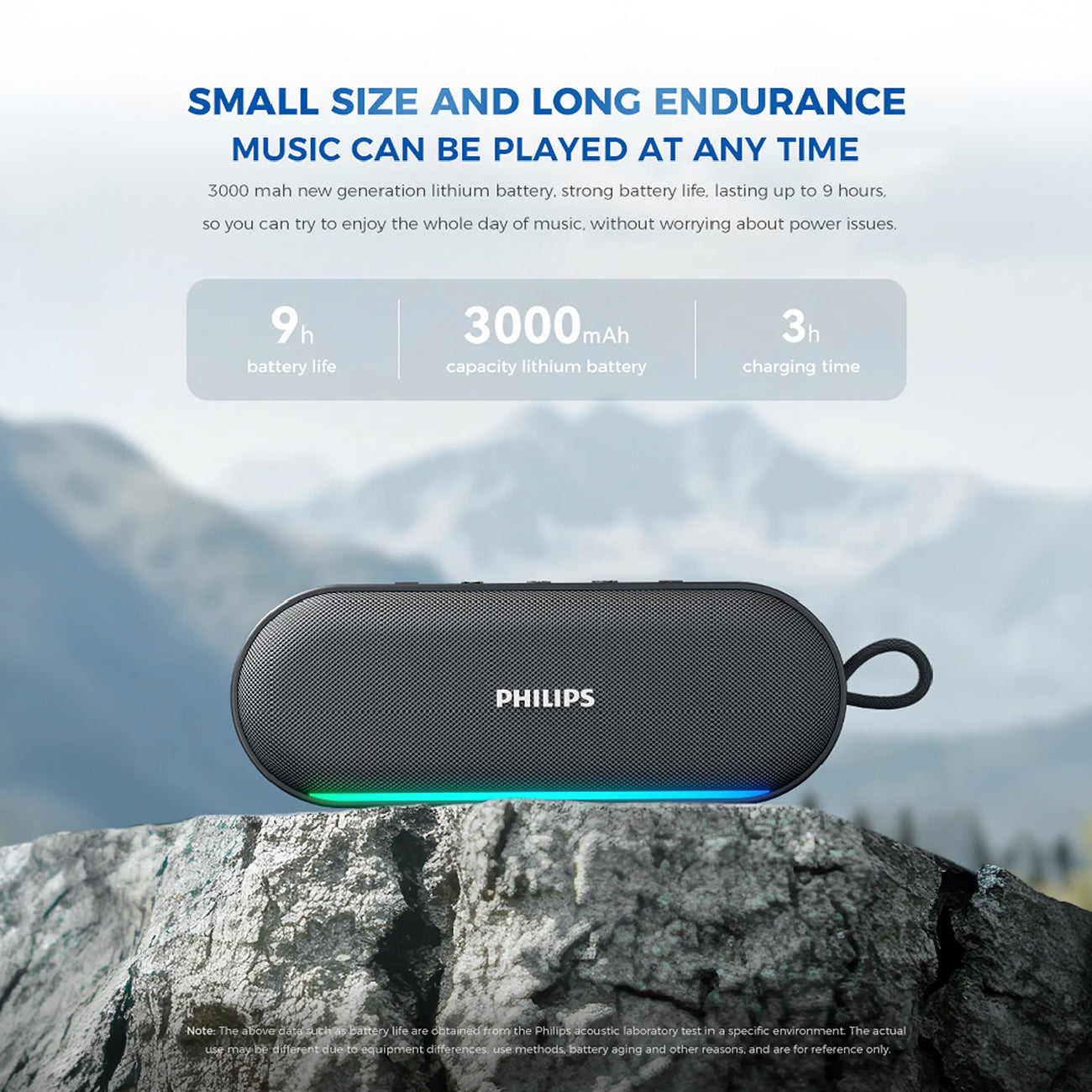Philips TAS2250 Wireless Bluetooth Speaker Black