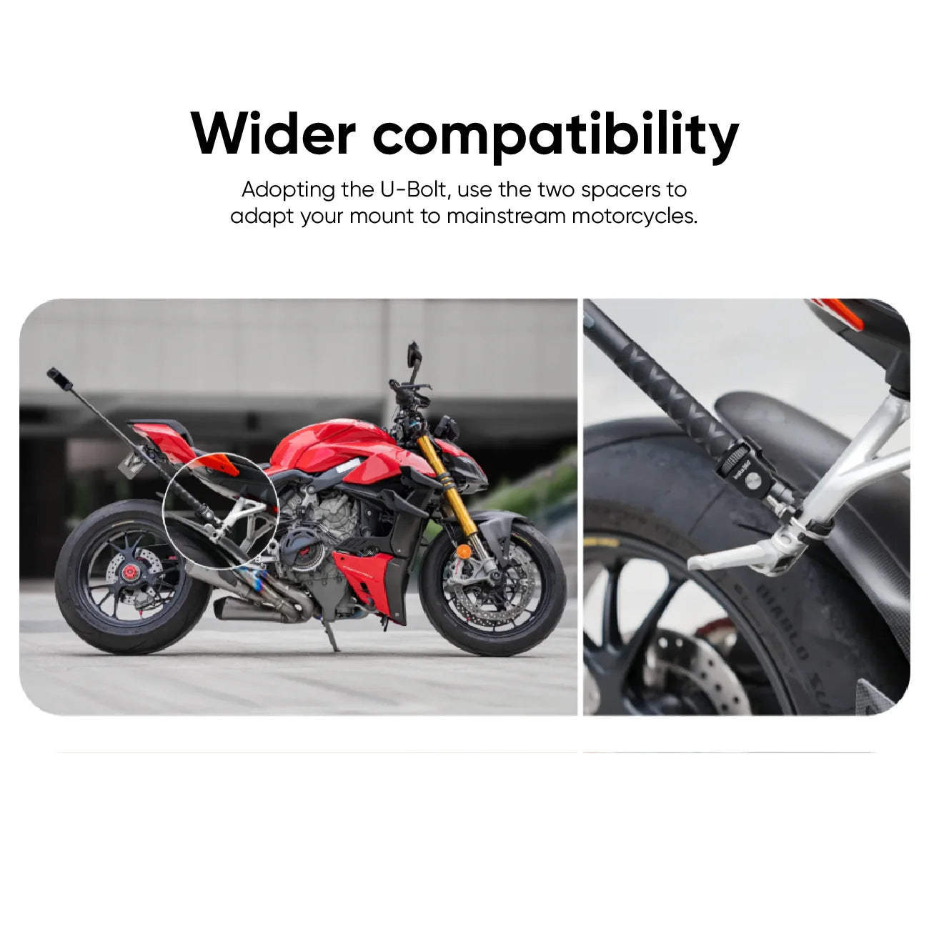 Insta360 Motorcycle U-Bolt Mount