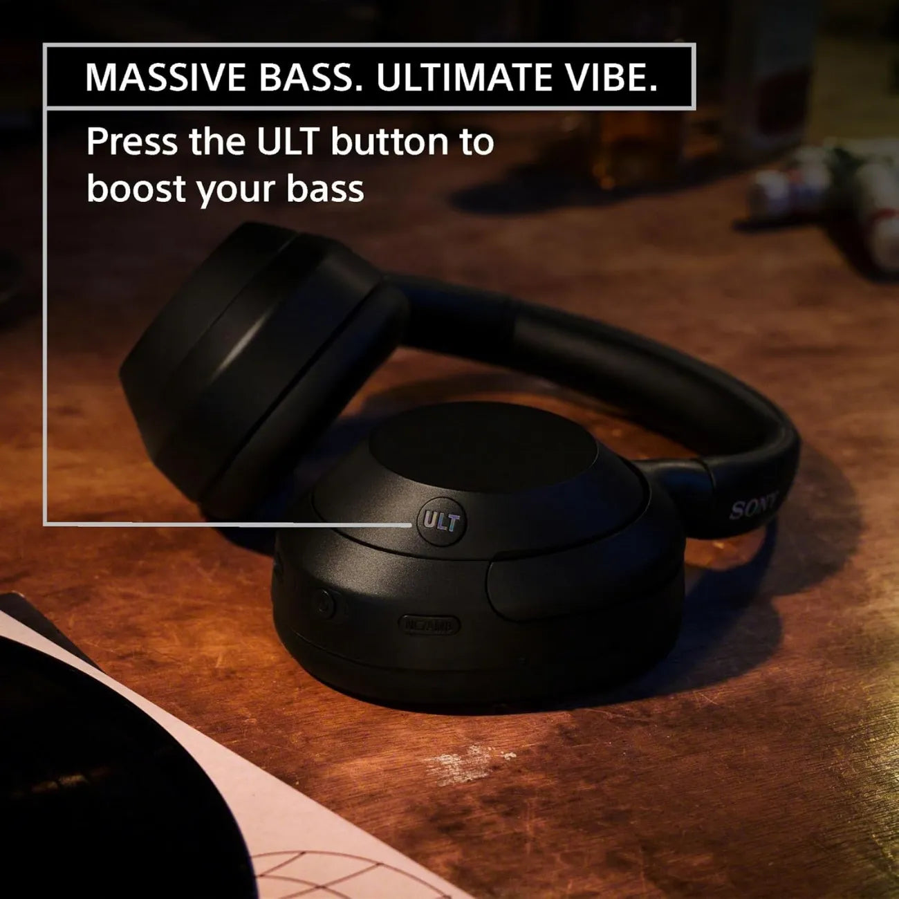 Sony ULT Wear Bluetooth Headphones Gray