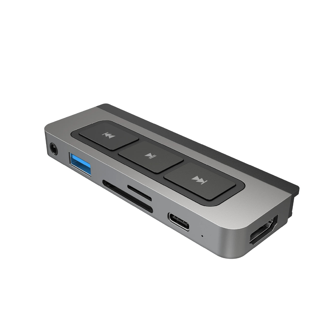 HyperDrive 6-in-1 Media Hub for iPad Pro and Air Space Gray