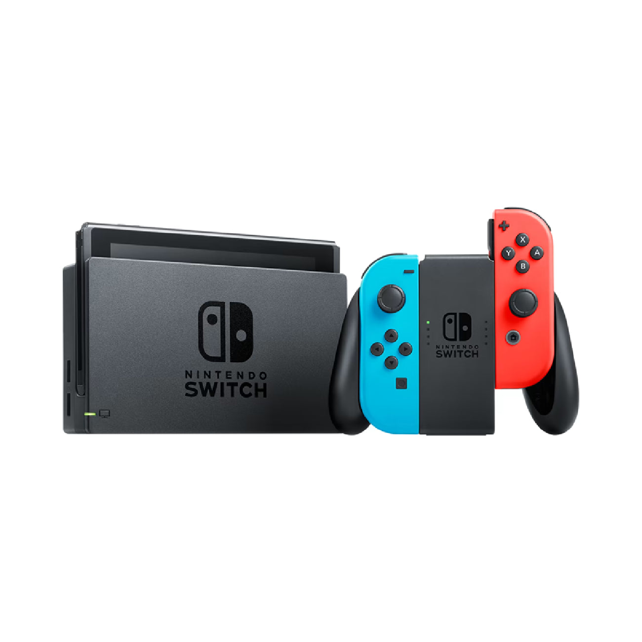 Nintendo Switch with Neon Blue & Neon Red Joy-Con