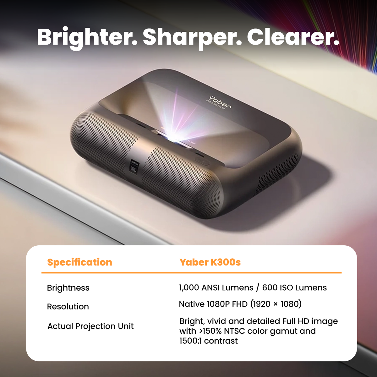 Yaber K300s Laser Projector