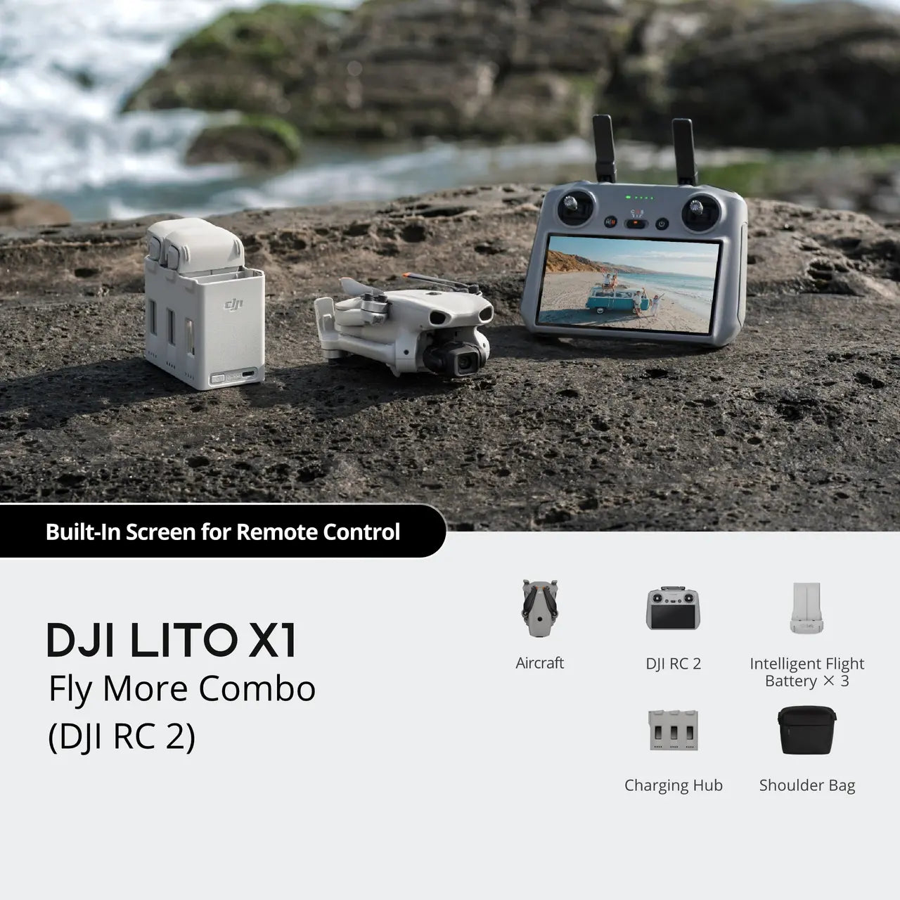 DJI Lito X1 Beginner-Friendly Premium Camera Drone