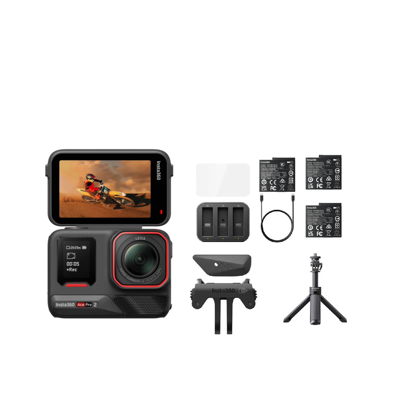 Insta360 Ace Pro 2 8K AI-Powered Action Camera with Unbeatable Low Light Performance