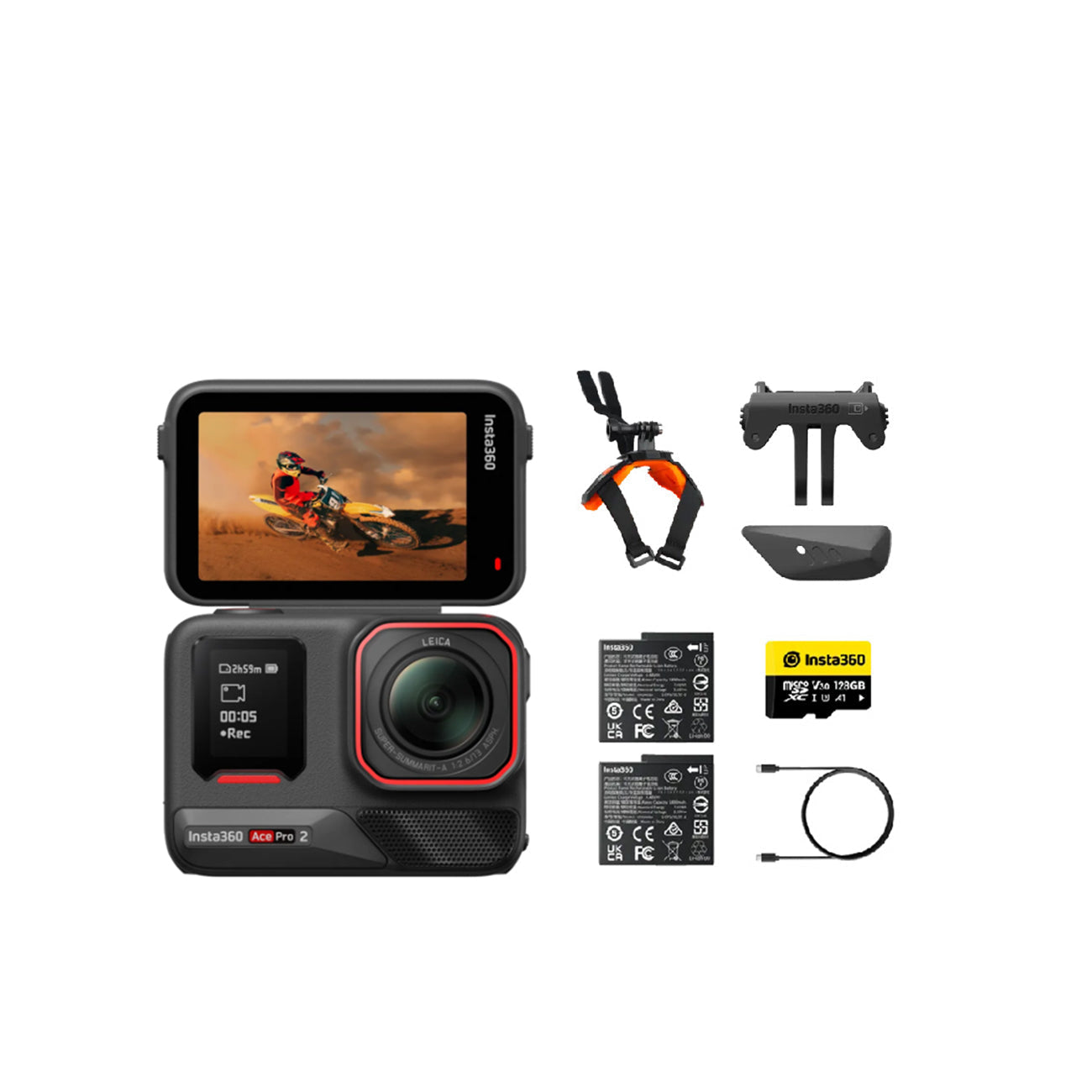 Insta360 Ace Pro 2 8K AI-Powered Action Camera with Unbeatable Low Light Performance