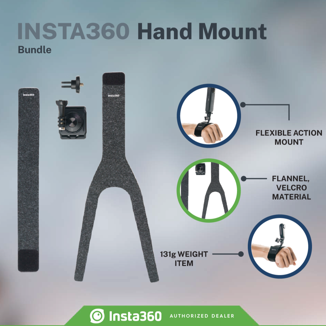 Insta360 Hand Mount Bundle