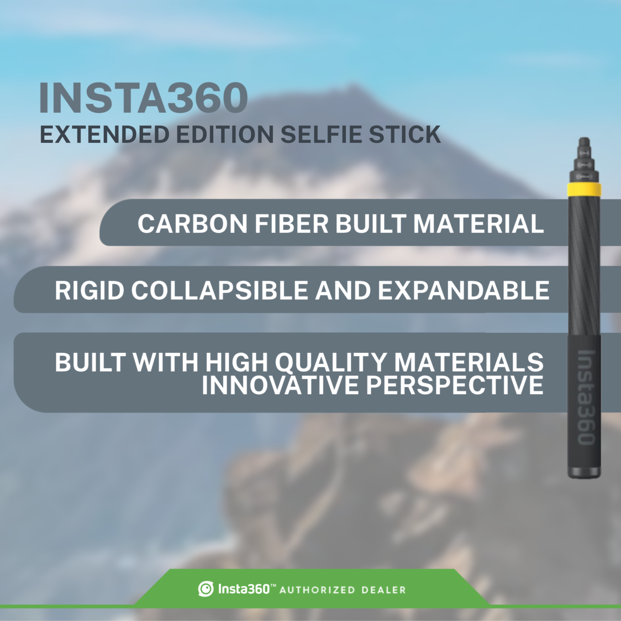 Insta360 Extended Edition Selfie Stick (New Version)