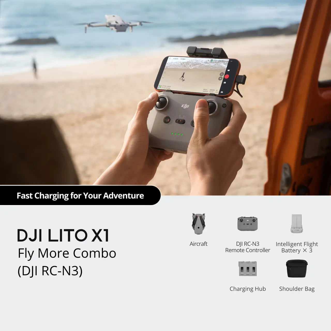 DJI Lito X1 Beginner-Friendly Premium Camera Drone