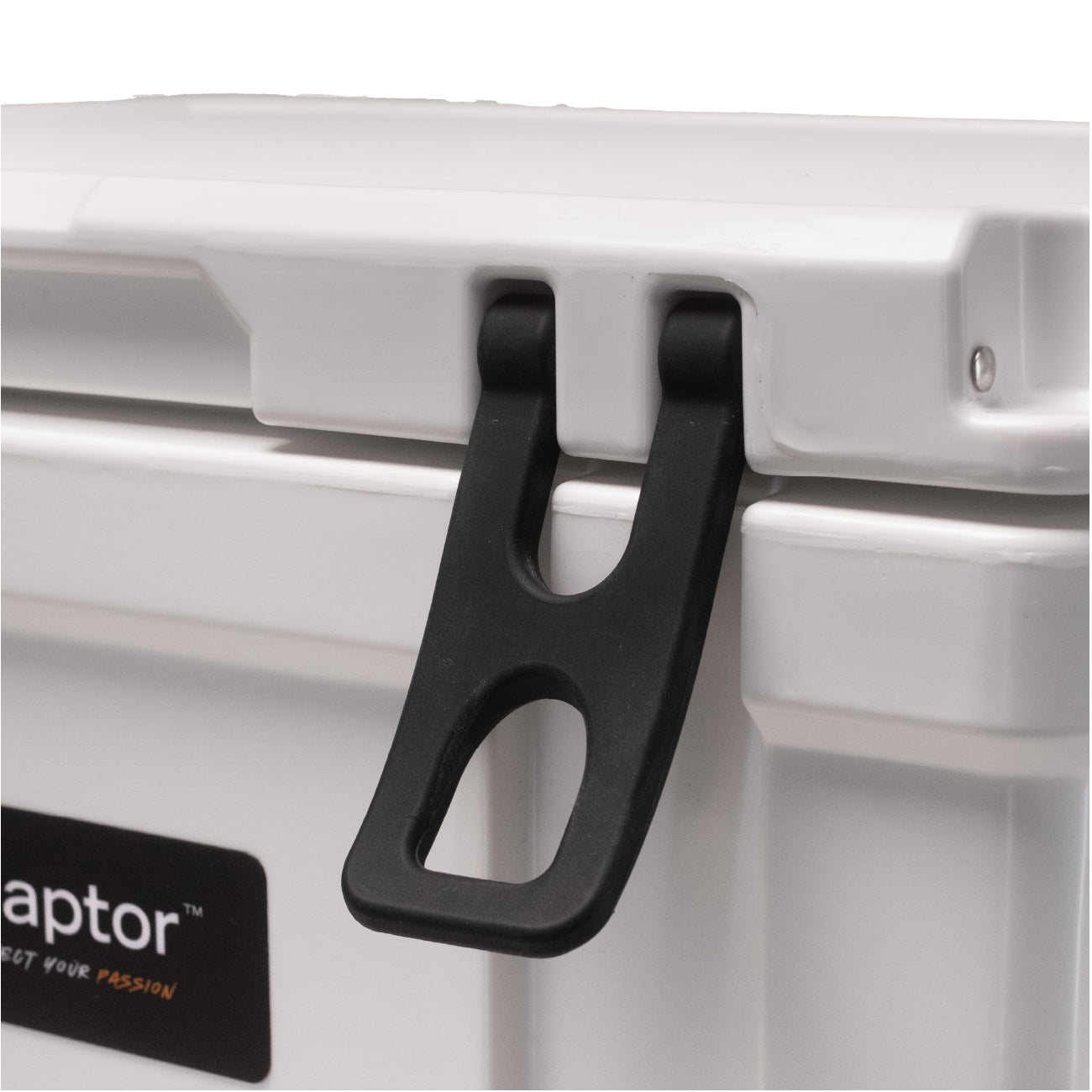 Raptor Cooler Arctic Hand Carry 25 Powder Snow latch