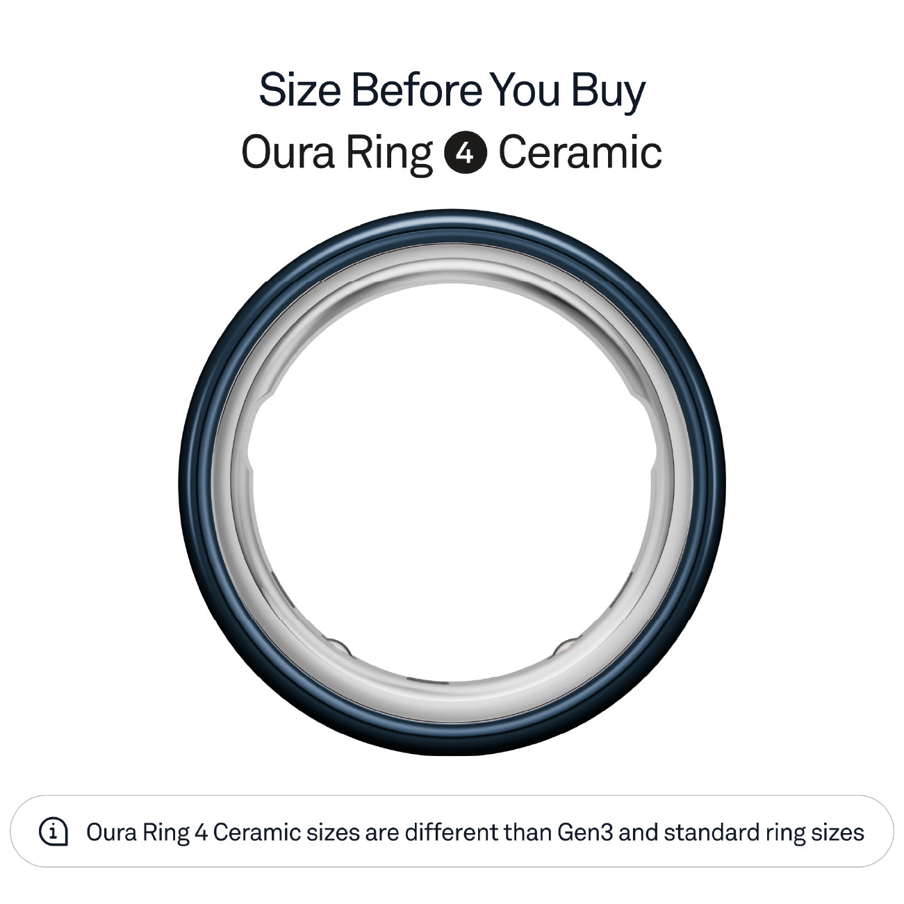 Oura Ring 4 Ceramic Midnight