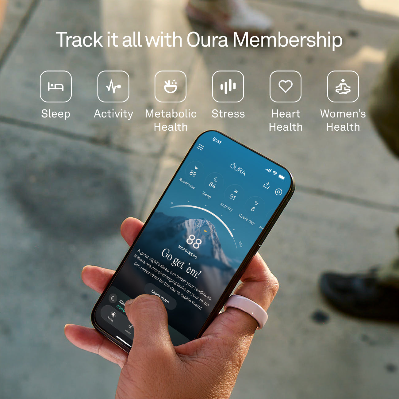 Oura Ring 4 Ceramic Midnight
