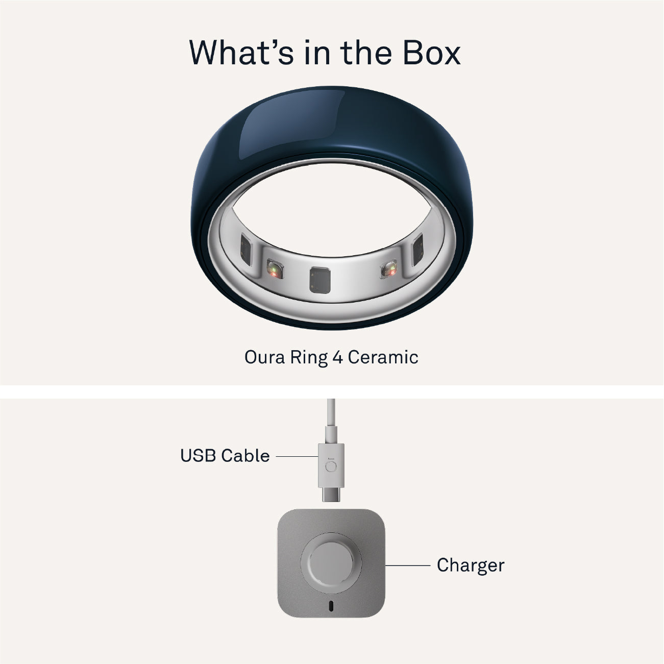 Oura Ring 4 Ceramic Midnight