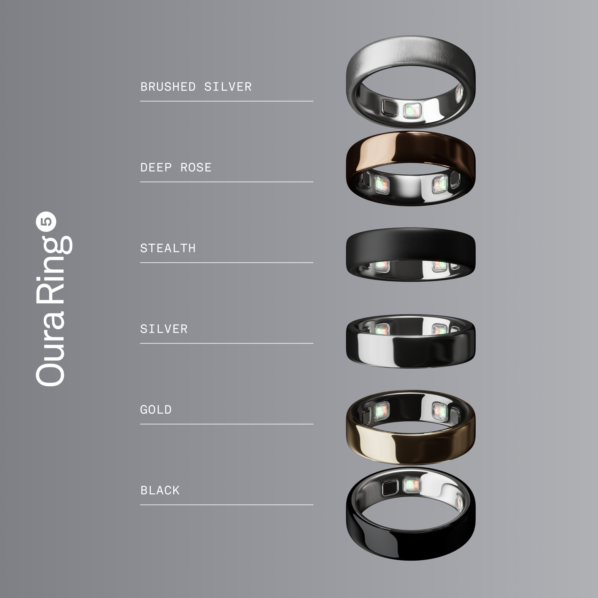 Oura Ring 5 Silver
