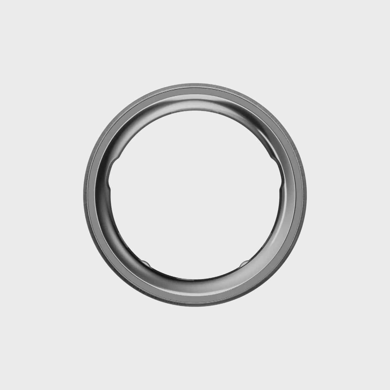 Load video: Oura Ring 4 Brushed Silver