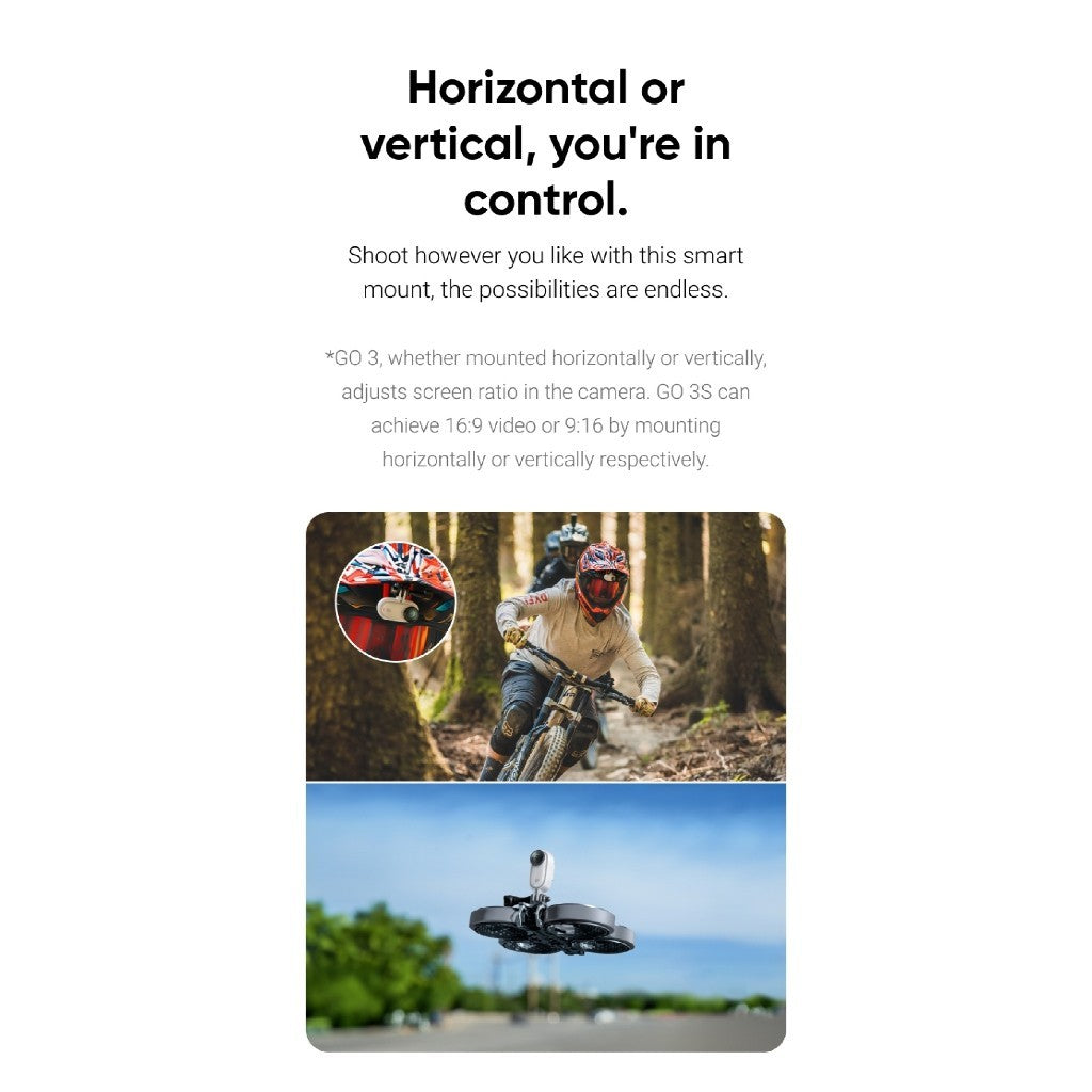 Insta360 GO 3/ GO 3S Vertical & Horizontal Action Mount Set