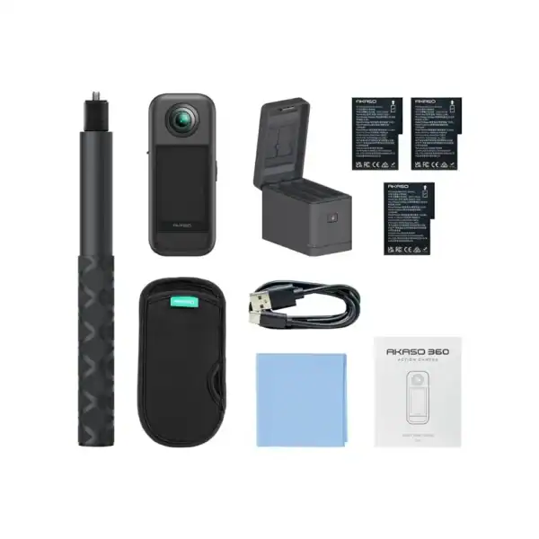 Akaso 360 Action Camera Combo Bundle - Image 3