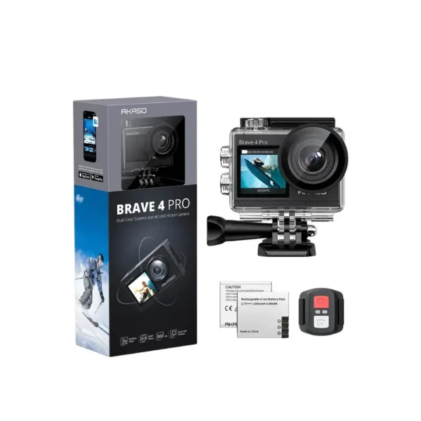 Akaso Brave 4 Pro Action Camera 2 Battery Set - Image 2