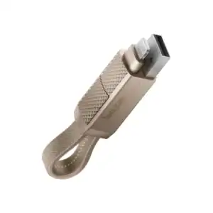 Bazic GoCharge AluCable 4-in-1 Cable 60W Charging Cable Gold