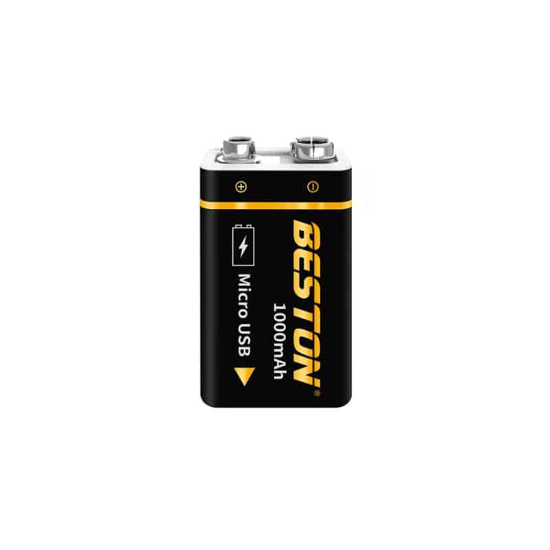 Beston BATTERY 9v Micro USB 1000mah Black 9VM-10CV - Urban Gadgets PH