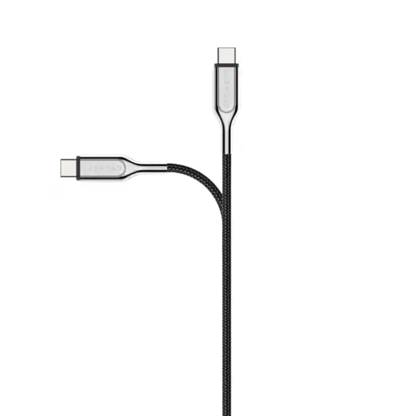 Cygnett Armoured 2.0 USB-C to USB-C 100W 1M Cable Black - Image 2