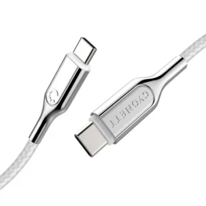Cygnett Armoured 2.0 USB-C to USB-C 100W 2M Charging Cable White