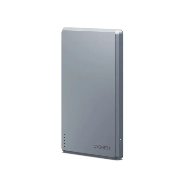 Cygnett Charge and Connect 5000Mah Magnetic Slim Power Bank Blue