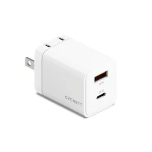 Cygnett PowerPlus 35W Dual Port Adapter GaN Wall Charger White
