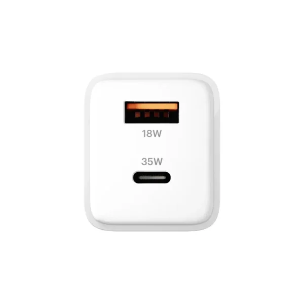 Cygnett PowerPlus 35W Dual Port Adapter GaN Wall Charger White - Image 2