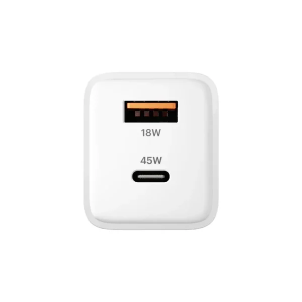 Cygnett PowerPlus 45W Dual Port Adapter GaN Wall Charger White - Image 2