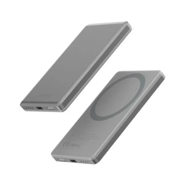 Energe Alupac Mini 5000MAH Aluminun Magsafe Powerbank Natural - Image 2