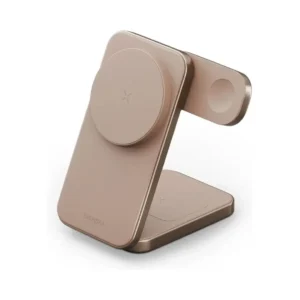 Energea Magtrio Plus 3IN1 Foldable QI2 Magnetic Wireless Charger Gold