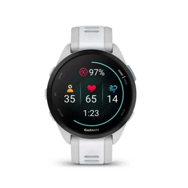 Garmin Forerunner 165 GPS Smart Watch Non Music WhiteStone - Image 2