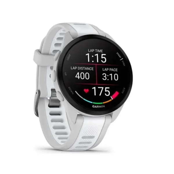 Garmin Forerunner 165 GPS Smart Watch Non Music WhiteStone - Image 3