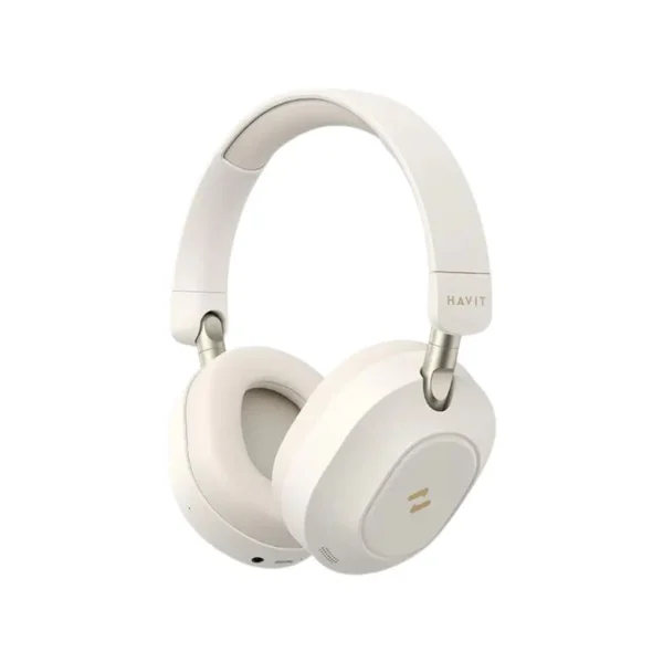 Havit H668BT Active Noise Cancelling Wireless Headphones Cream