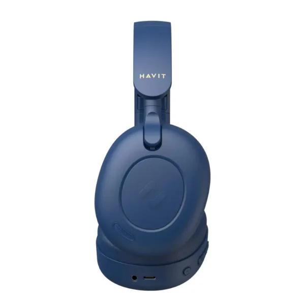 Havit Hybrid H65BT Active Noise Cancelling Wireless Headphones Blue - Image 3