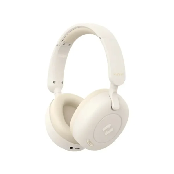 Havit Hybrid H65BT Active Noise Cancelling Wireless Headphones Cream