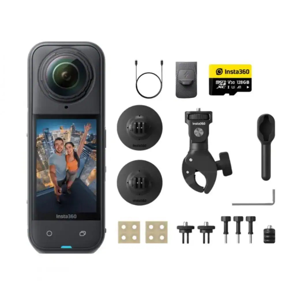 Insta360 X5 Action Camera Motorcycle Bundle - Image 2