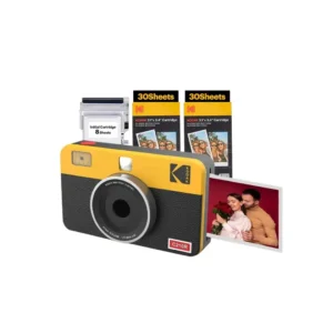 Kodak C210 2x3 Instant Camera + 68sheets Yellow