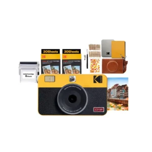 Kodak C210 2x3 Instant Camera + 68sheets + Accessories Yellow