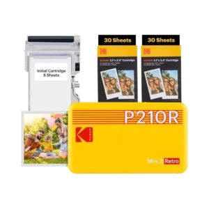 Kodak P210R Printer + 68sheets Yellow