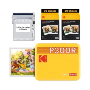Kodak P300R Printer + 68sheets Yellow