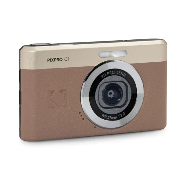 Kodak Pixpro C1 Digital Camera + Extra Battery Brown