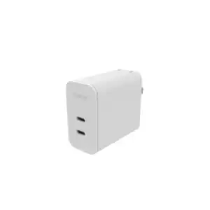 Mophie Wall Adapter USB-C PD DUAL 67W GAN White