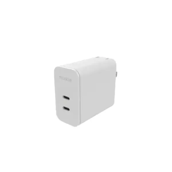 Mophie Wall Adapter USB-C PD DUAL 67W GAN White