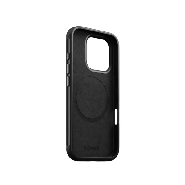 NOMAD Modern Leather Ecco Leather Black Case for iPhone 16 Pro - Image 2